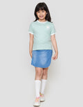 Little M Ringer Unicorn Head Kaos Anak Perempuan