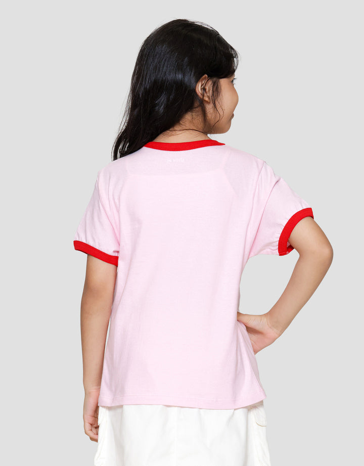Little M Ringer Bunny Head Kaos Anak Perempuan