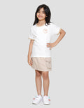 Little M Ringer Cat Head Kaos Anak Perempuan