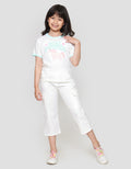 Little M Ringer Unicorn Girl Power Kaos Anak Perempuan