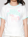 Little M Ringer Unicorn Girl Power Kaos Anak Perempuan