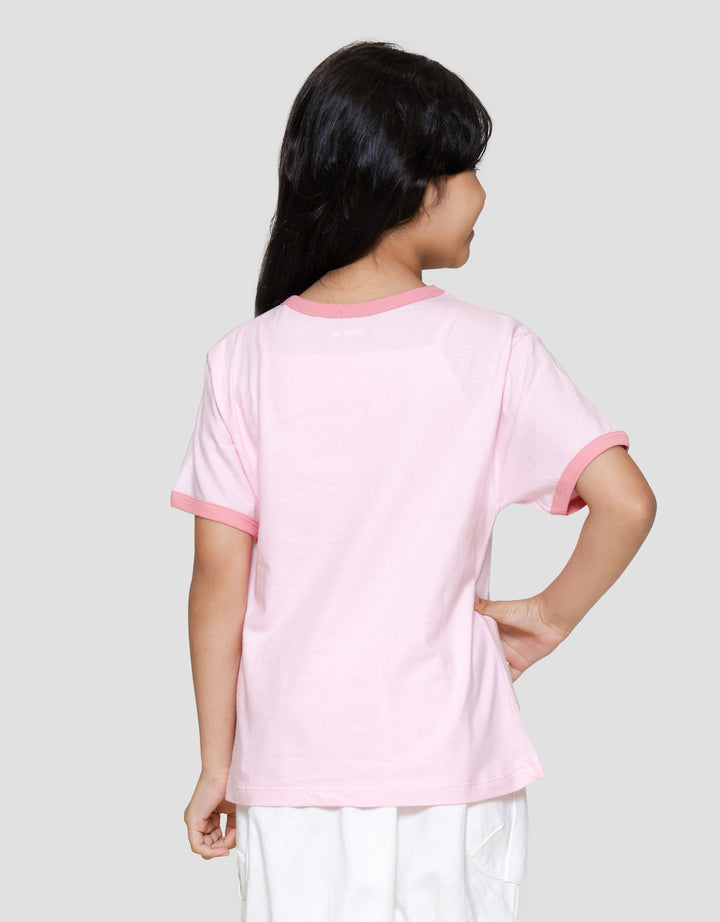 Little M Ringer Pawsome Kittycorn Kaos Anak Perempuan