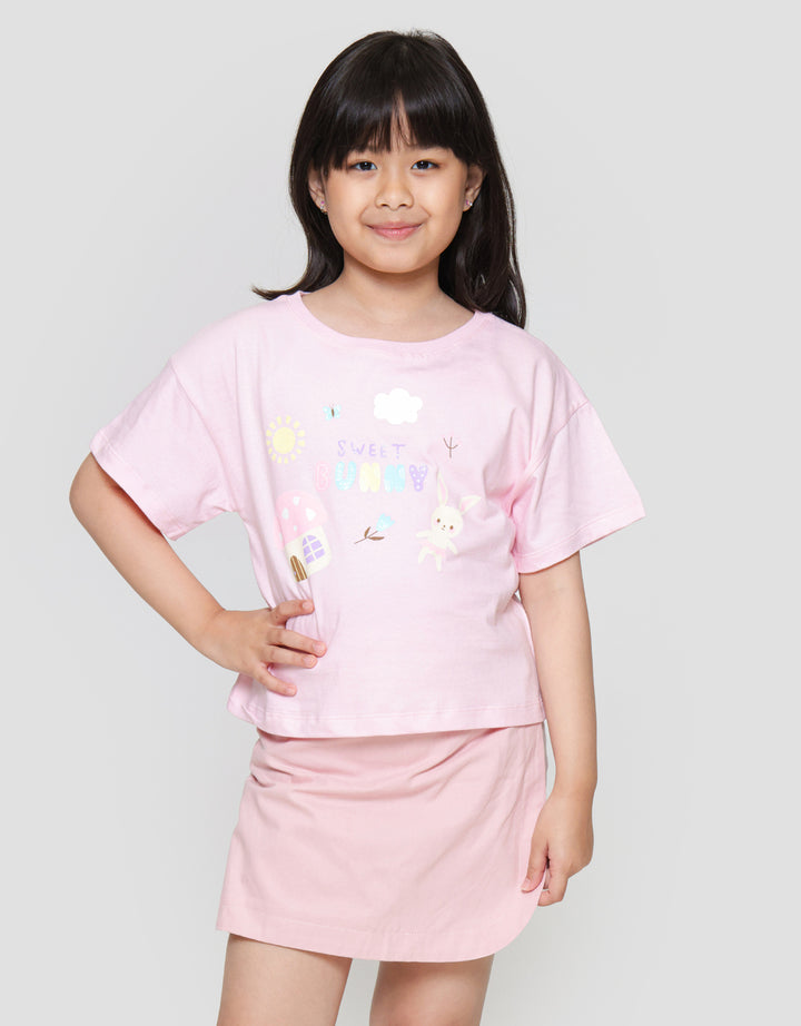 Little M Sweet Bunny Kaos Anak Perempuan