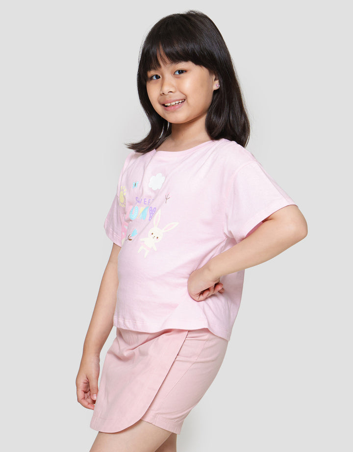 Little M Sweet Bunny Kaos Anak Perempuan