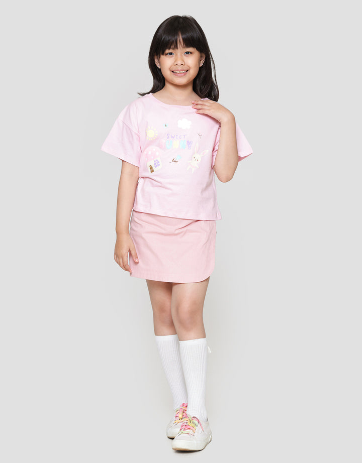 Little M Sweet Bunny Kaos Anak Perempuan