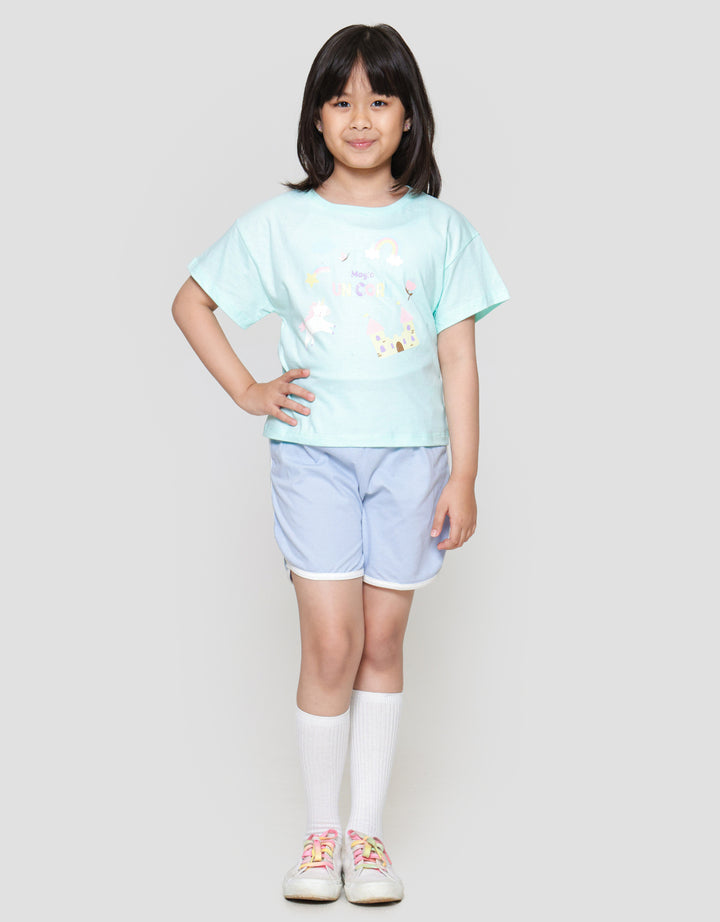 Little M Unicorn Kaos Anak Perempuan