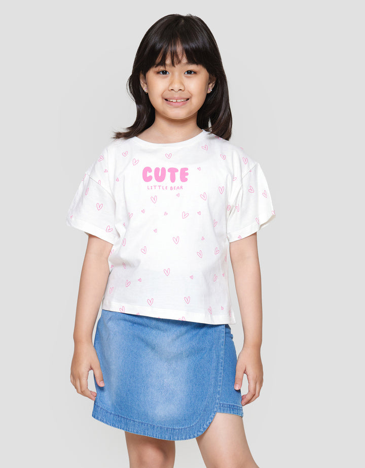 Little M  Tone Kaos Anak Perempuan