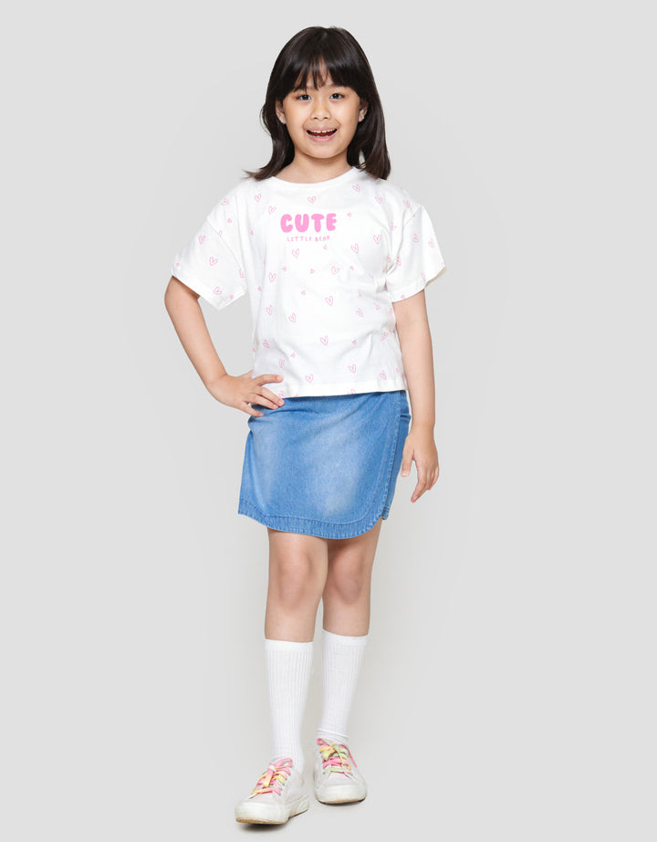 Little M  Tone Kaos Anak Perempuan
