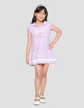 Little M Sailor Collar Seoul Midi Dress Anak Perempuan