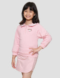 Little M Zipper Kerah Sailor Sweater Anak Perempuan