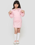 Little M Zipper Kerah Sailor Sweater Anak Perempuan