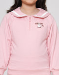 Little M Zipper Kerah Sailor Sweater Anak Perempuan