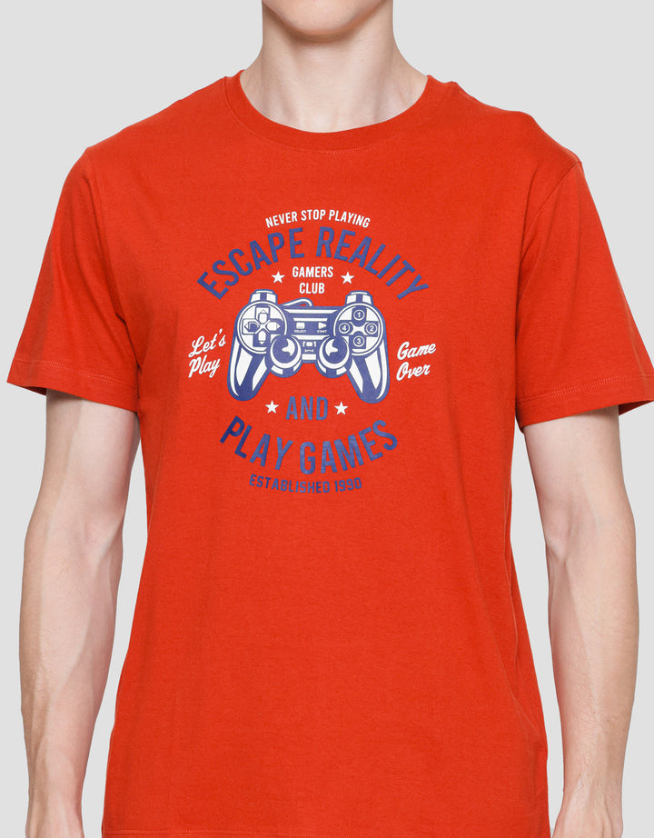 T Zone Gamers 2 Kaos Casual Pria