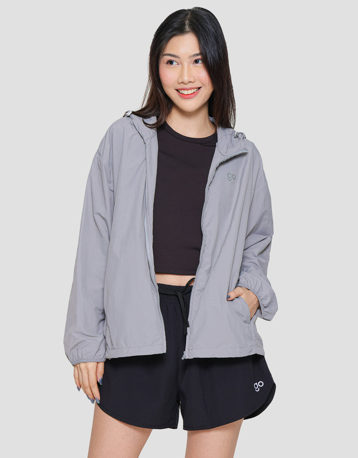 Suko Parka Saku Windbreaker Jaket Wanita