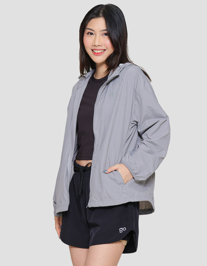 Suko Parka Saku Windbreaker Jaket Wanita
