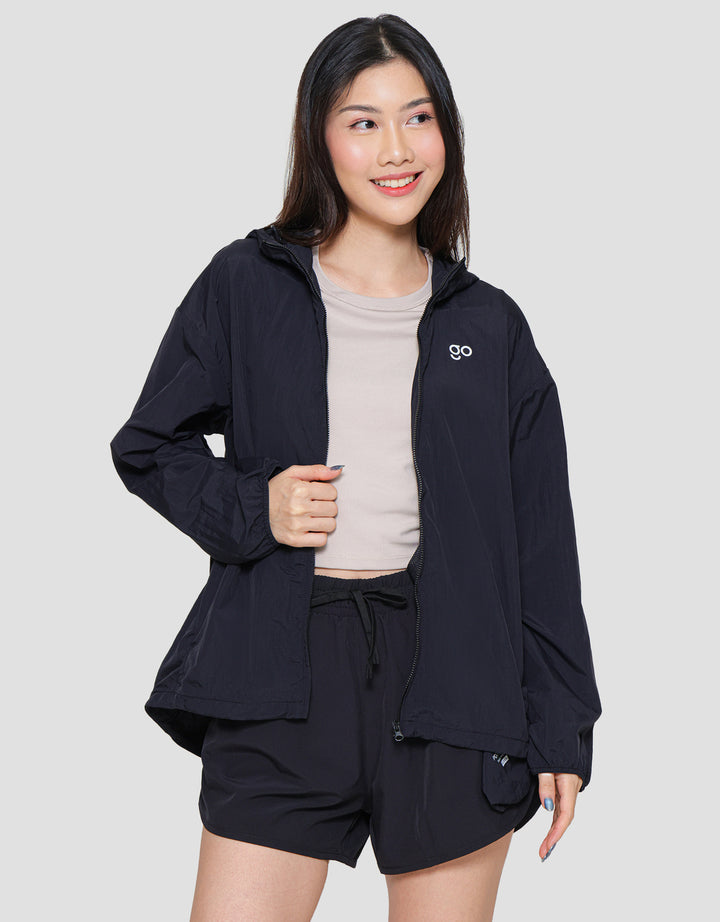 Suko Parka Saku Windbreaker Jaket Wanita
