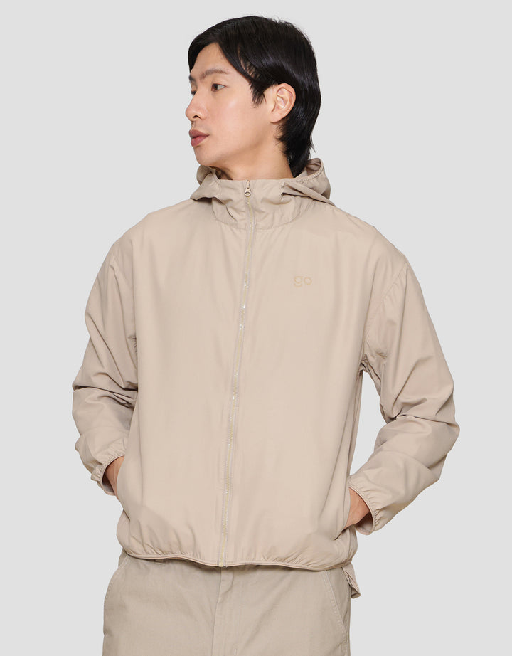 Suko Saku Windbreaker Jaket Parka Pria