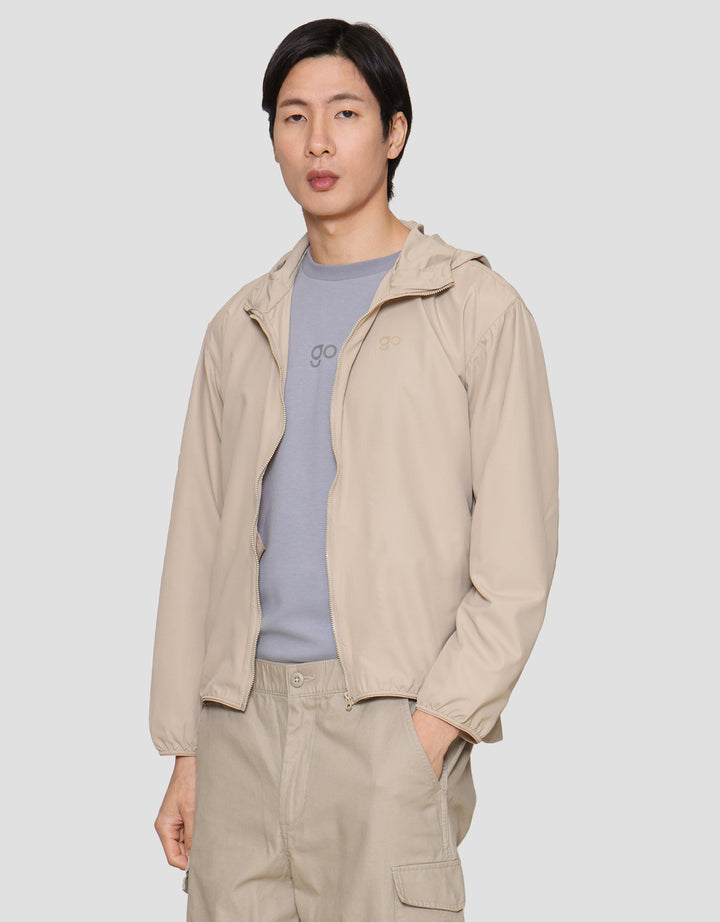 Suko Saku Windbreaker Jaket Parka Pria