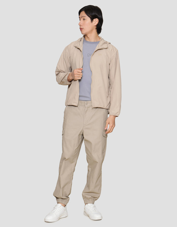 Suko Saku Windbreaker Jaket Parka Pria
