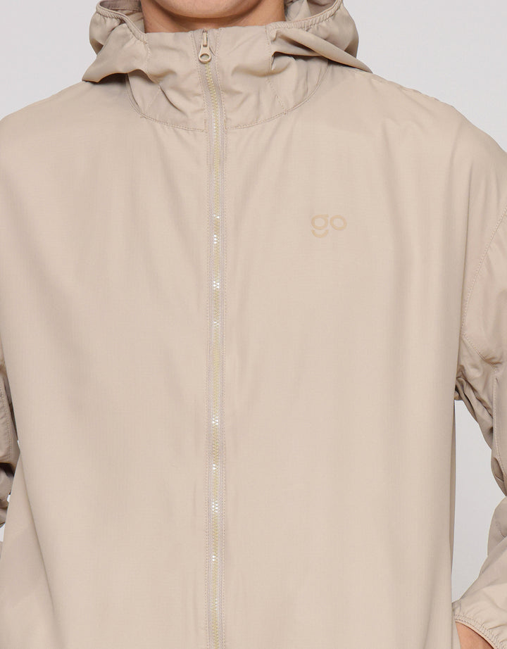 Suko Saku Windbreaker Jaket Parka Pria
