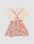 Pipiniko Rok Flower Baju Set Anak Perempuan