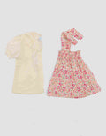 Pipiniko Rok Flower Baju Set Anak Perempuan