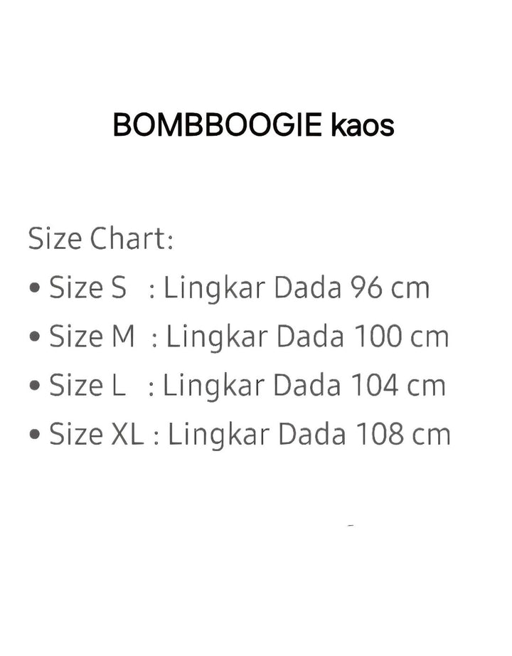Bombboogie Original Kaos Polos Pria