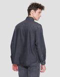 Nevada Denim Overshirt Kemeja Lengan Panjang Pria