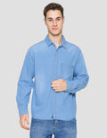 Nevada Denim Overshirt Kemeja Lengan Panjang Pria
