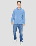 Nevada Denim Overshirt Kemeja Lengan Panjang Pria