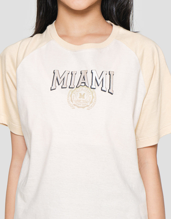 Nevada Print City 3 Miami Girls T-Shirt