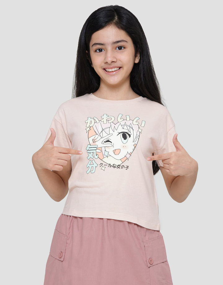 Nevada Anime Comic 3 Kaos Anak Perempuan