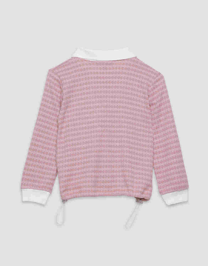 Nevada 2 Pc Bahan Tekstur Sweater Anak Perempuan