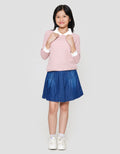 Nevada 2 Pc Bahan Tekstur Sweater Anak Perempuan