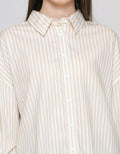 Nevada Stripe Regu Kemeja Wanita