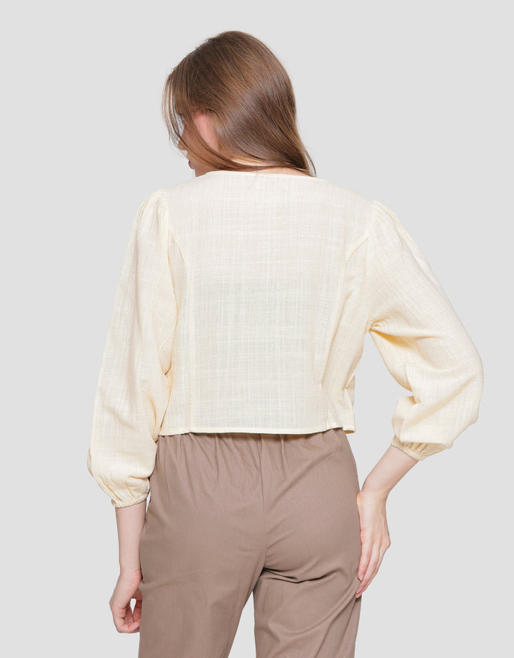Nevada Wrapped Kemeja Lengan Panjang Wanita