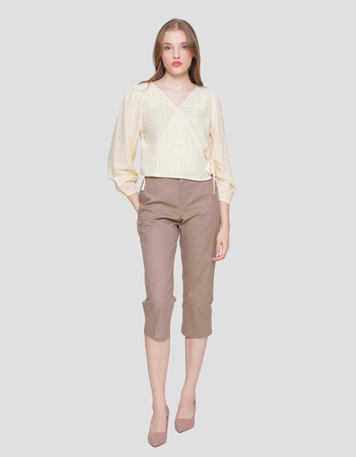 Nevada Wrapped Kemeja Lengan Panjang Wanita