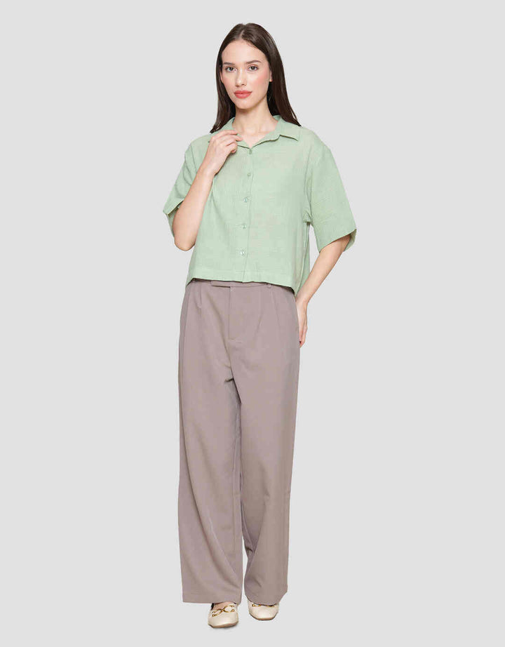 Nevada Double Gauze Kemeja Boxy Wanita