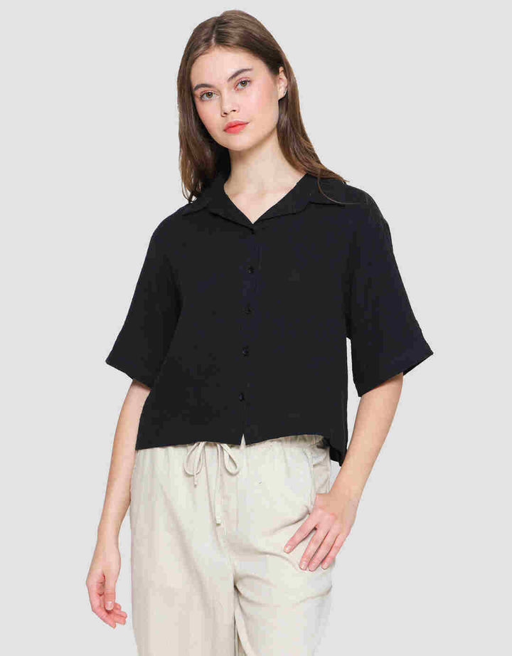 Nevada Double Gauze Kemeja Boxy Wanita