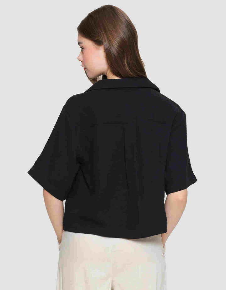 Nevada Double Gauze Kemeja Boxy Wanita