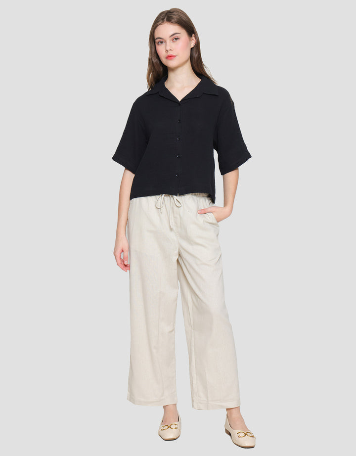 Nevada Double Gauze Kemeja Boxy Wanita