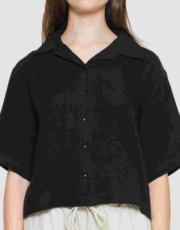 Nevada Double Gauze Kemeja Boxy Wanita