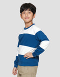 Nevada Non Hoodie Yarndyed Stripe Lebar Sweater Anak Laki-laki
