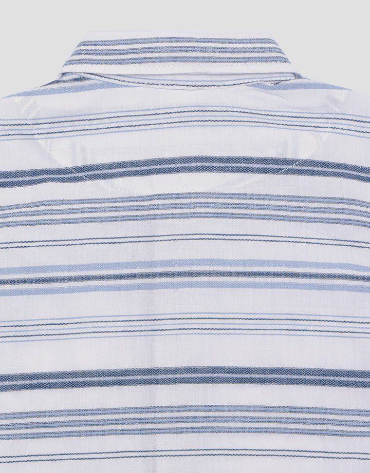 Pipiniko Dobby Stripe Koko Anak Laki-Laki