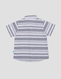 Pipiniko Dobby Stripe Double Pocket Koko Anak Laki-Laki