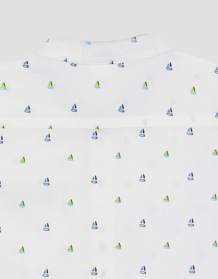 Pipiniko Motif Sailor Setelan Baju Muslim Anak Laki-laki