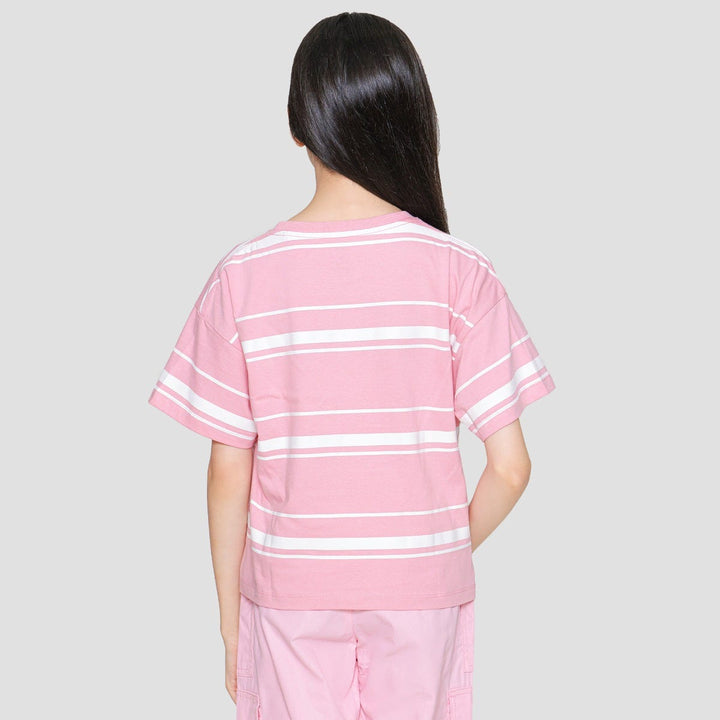 Nevada Print Stripes City Kaos Anak Perempuan