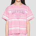 Nevada Print Stripes City Kaos Anak Perempuan