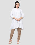 Cardinal Girl Print Check Tunik Wanita