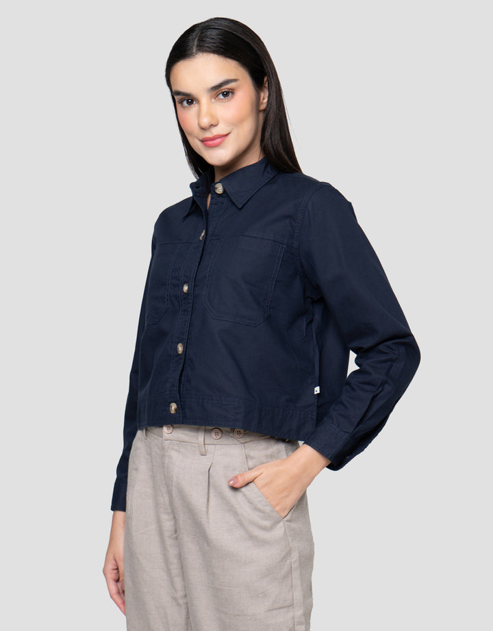 Cardinal Girl Double Pocket Kemeja Wanita